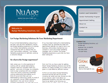 Tablet Screenshot of nuagemktg.com